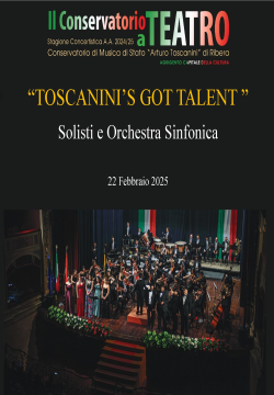 TOSCANINI'S GOT TALENTS